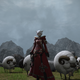 Clan Destine, queen of the sheep people. Or just sheep.